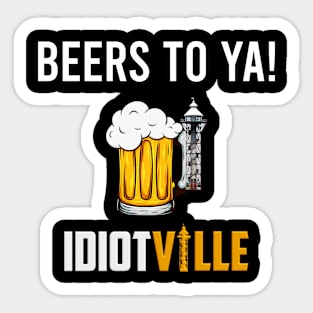 Beers To Ya! New Logo Sticker